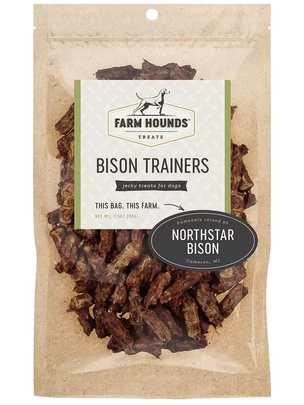 Bison Trainer - All-Natural Dog Treats - 3.5oz (Seasonal)
