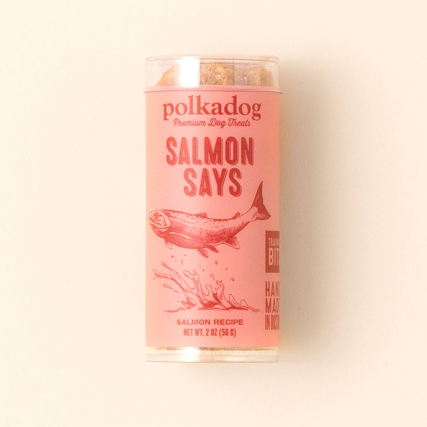 Polkadog Salmon Says Training Bits Crunchy Dog & Cat Treats