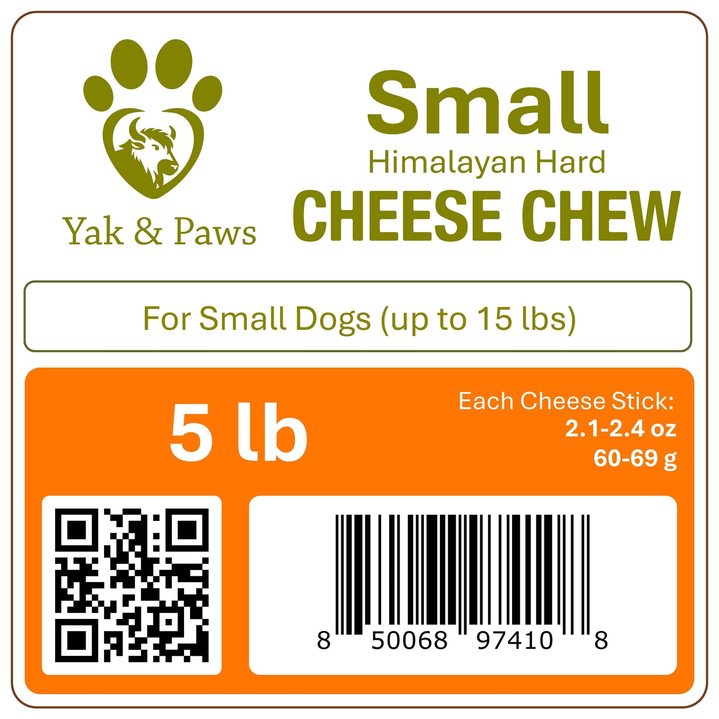 Yak Cheese Dog Chews