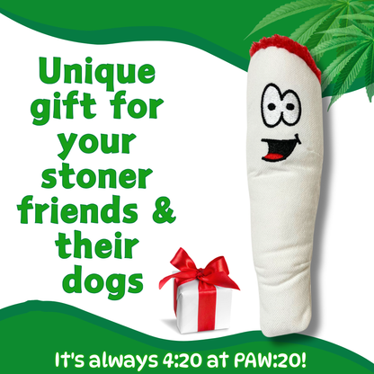 Jay the Joint, Parody Plush Squeaker 420 Dog Toy