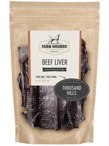 Beef Liver Treats - All-Natural - 4oz