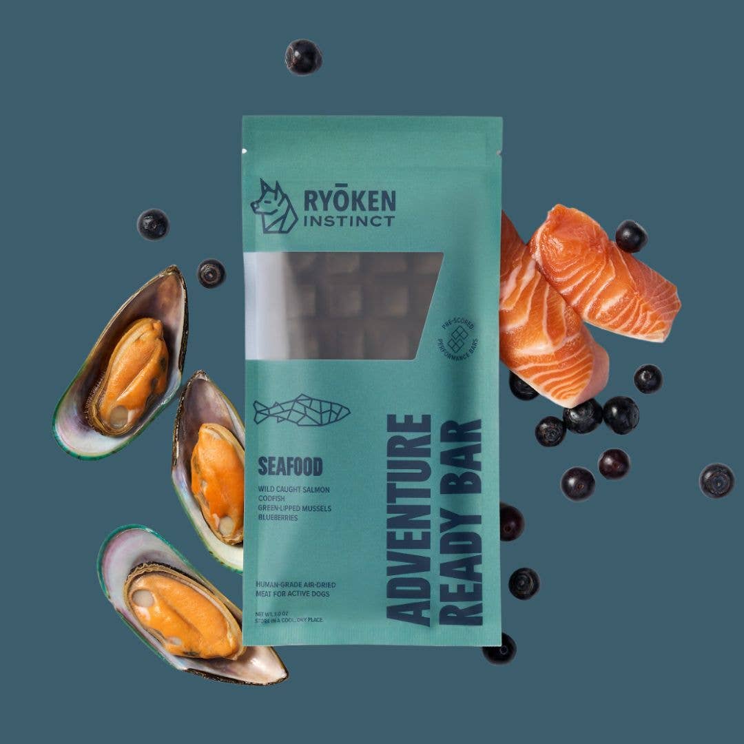 Seafood Treat & Snack Bar for Active Dogs -Energy & Recovery