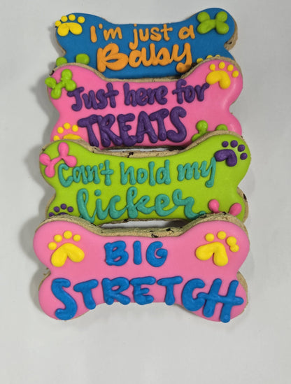 Large Dog Message Bones
