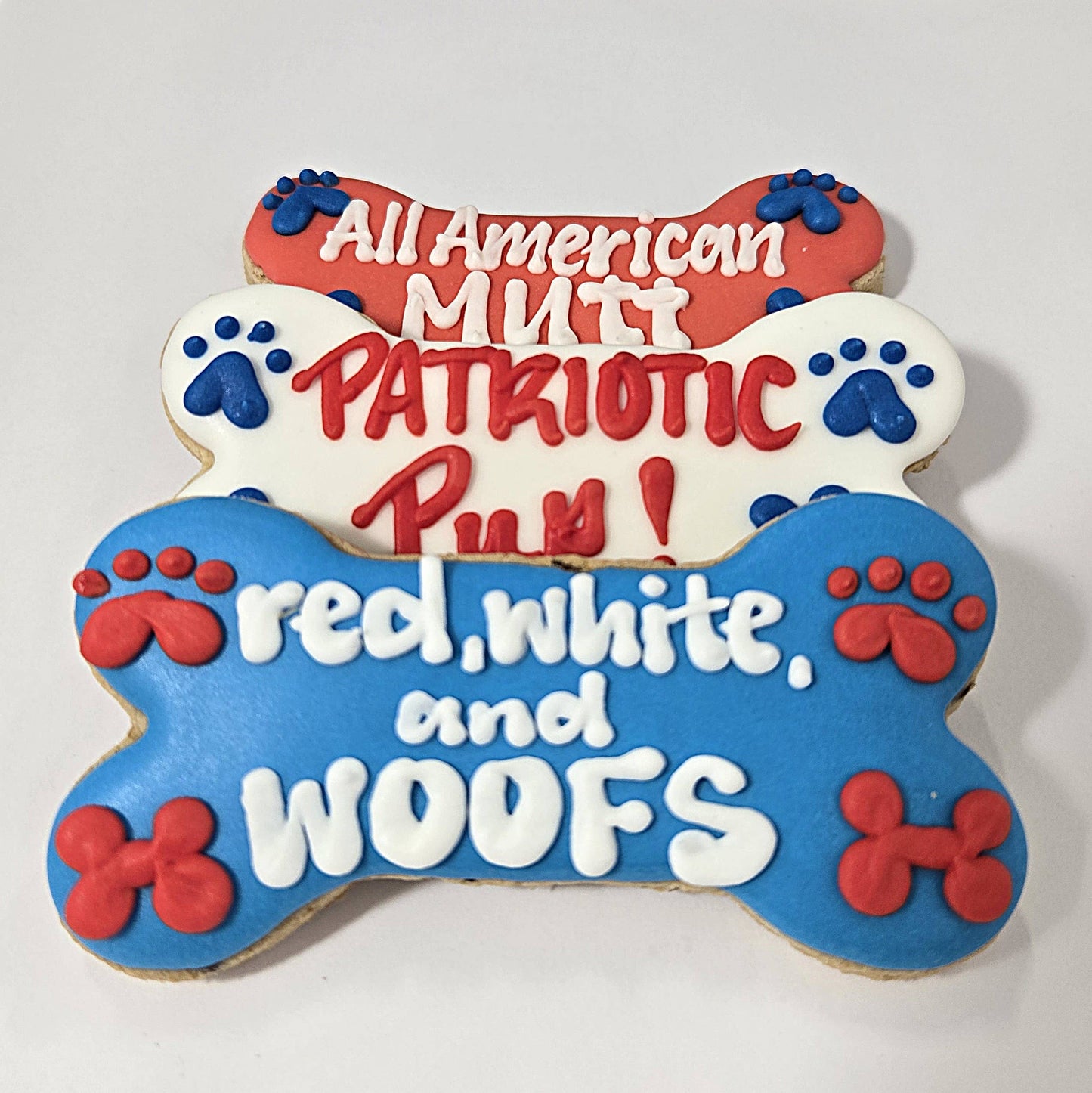 Fourth of July Decorated Treats - Large - Bulk