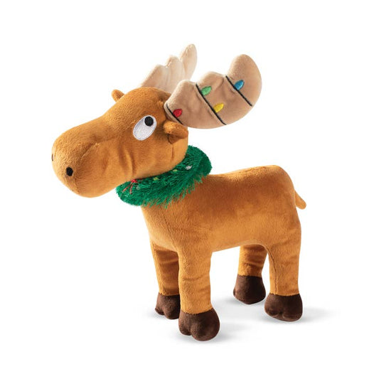 Petshop By Fringe Studio Merry Chrismoose-Plush Dog Toy