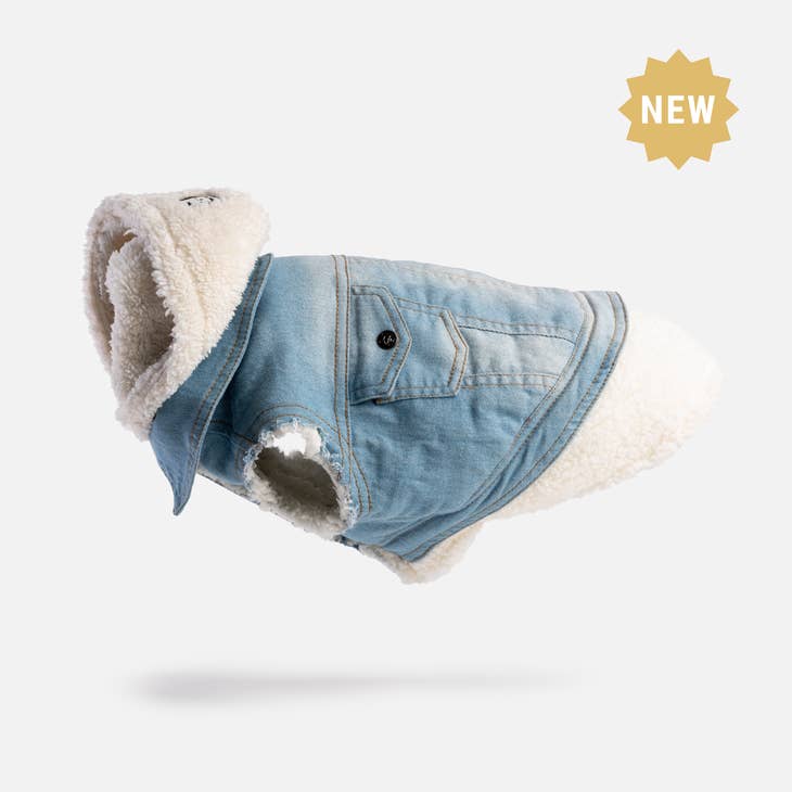 Silver Paw - Justin Denim Dog Jacket