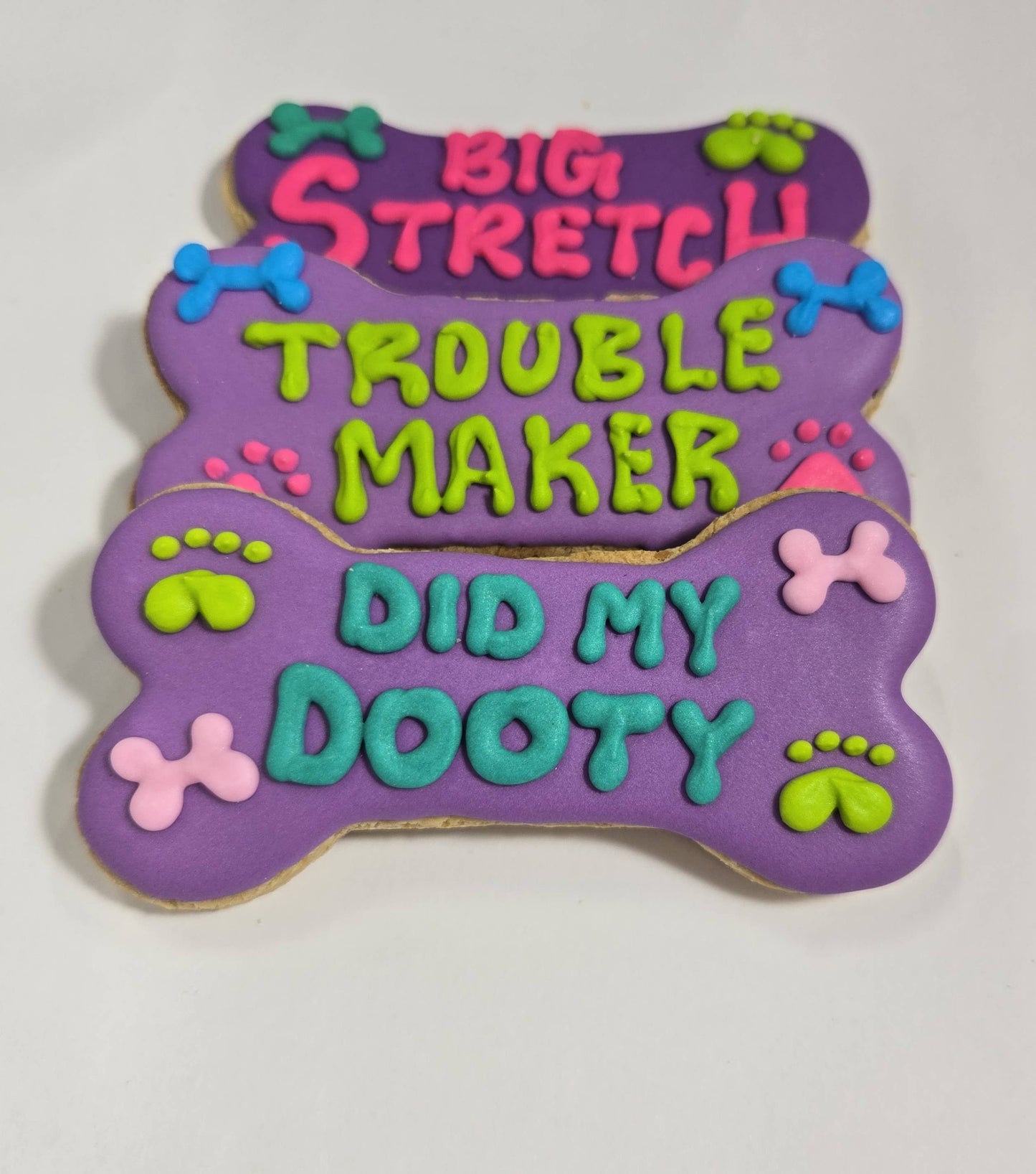 Large Dog Message Bones