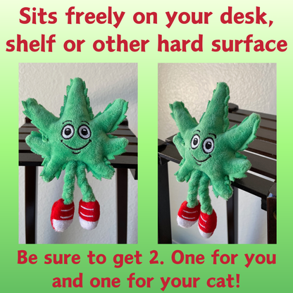 Paw:20 - Lil' MJ the Weed Leaf, Cat Toy