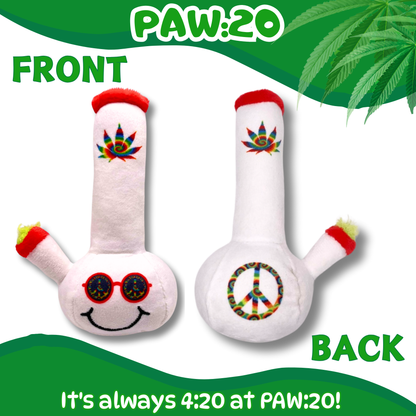 Lil' Billie Bong, Parody Plush Weed Theme Catnip 420 Cat Toy