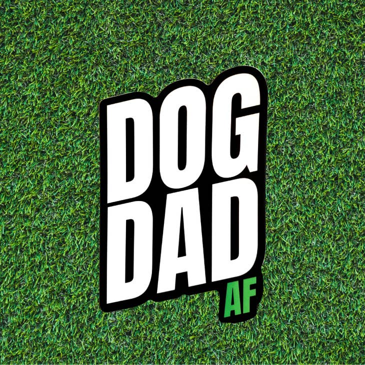 Bark Jax - Dog Dad AF Sticker